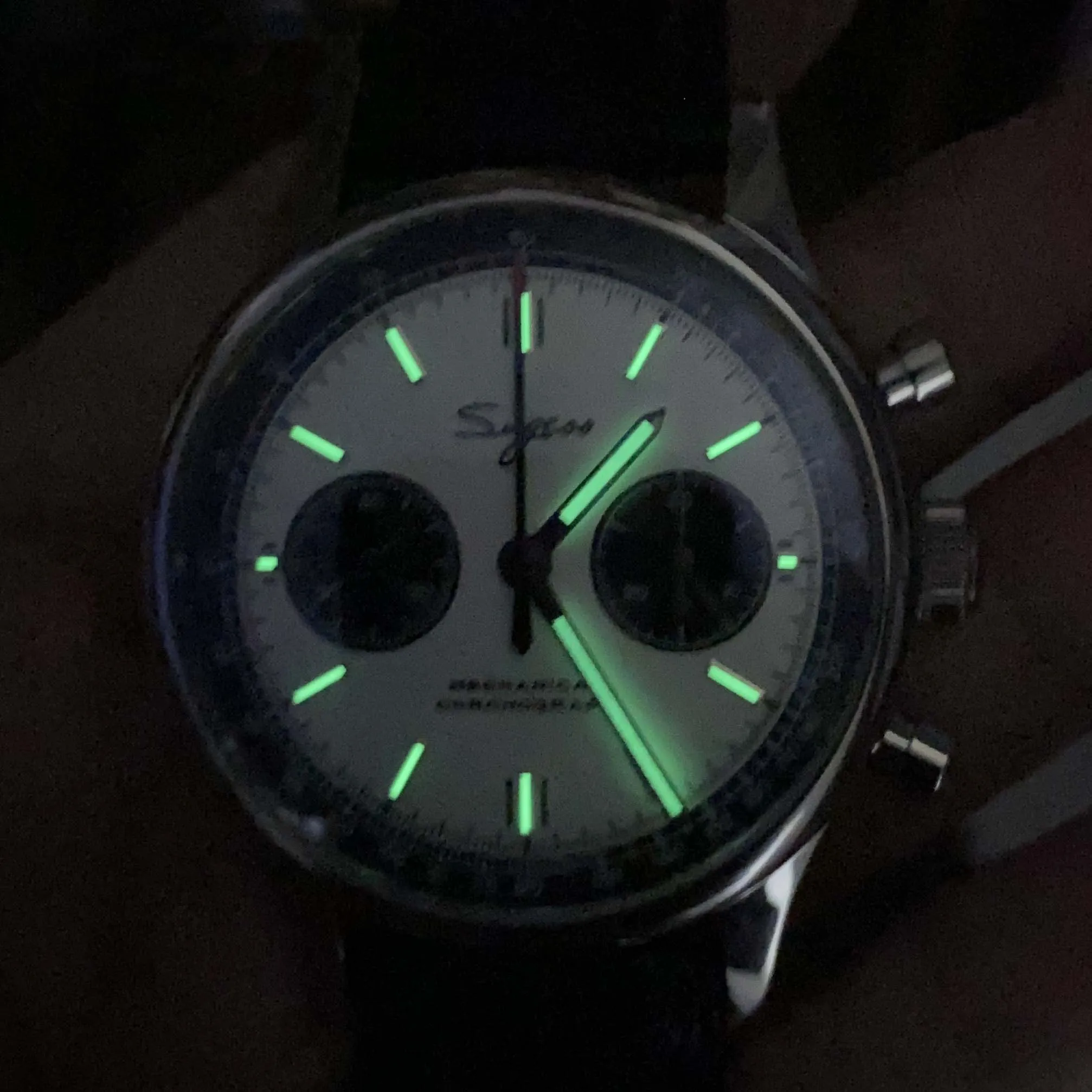 Limited Edition Official Pilot Mechanical Watch Chronograph ST19 Original Military 40MM Men Wristwatch Mechanical Panda Watches - Image 4