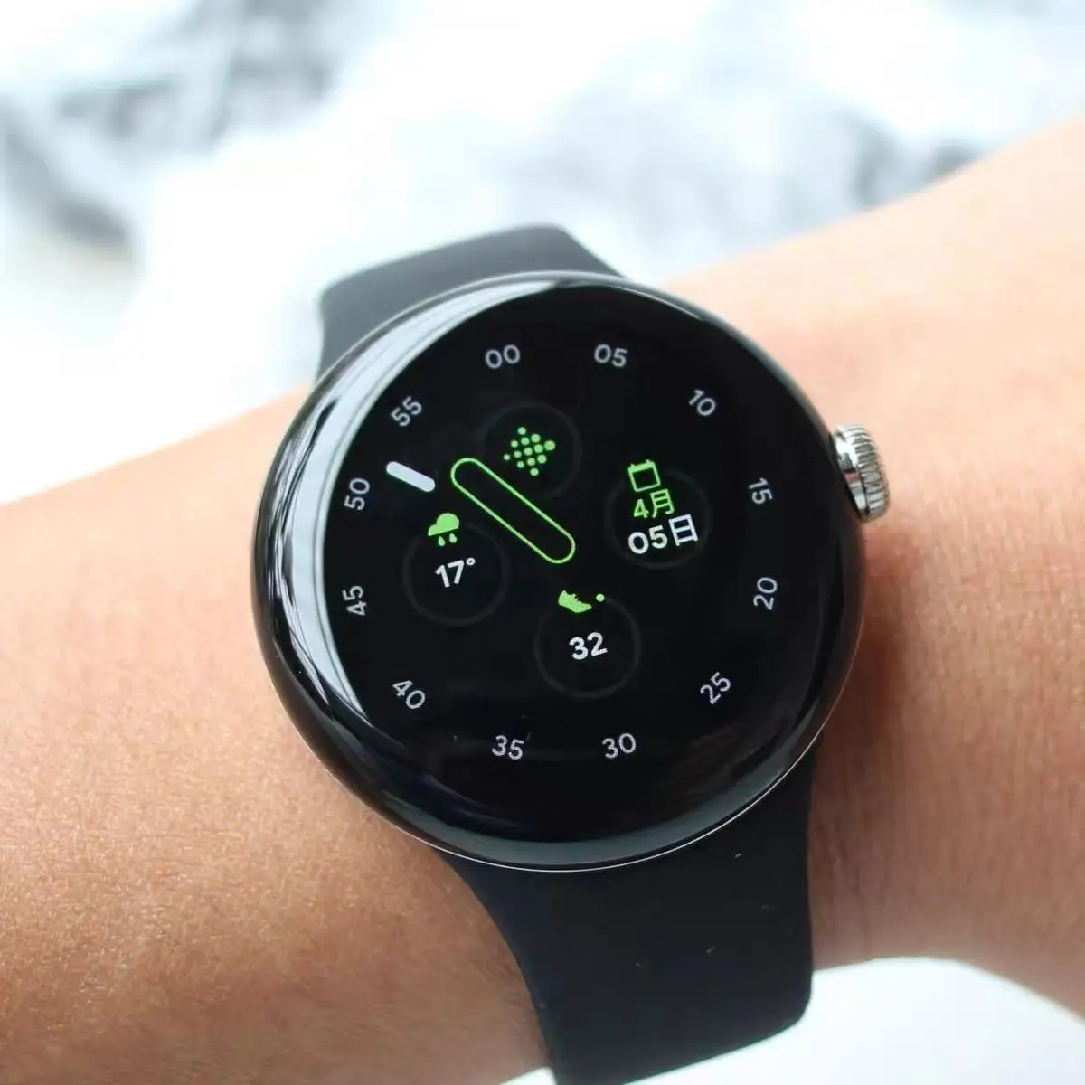 (No Original Package) Google Pixel - Android Smartwatch with Fitbit Activity Heart Rate Tracking Watch LTE Wifi Watch - Image 6