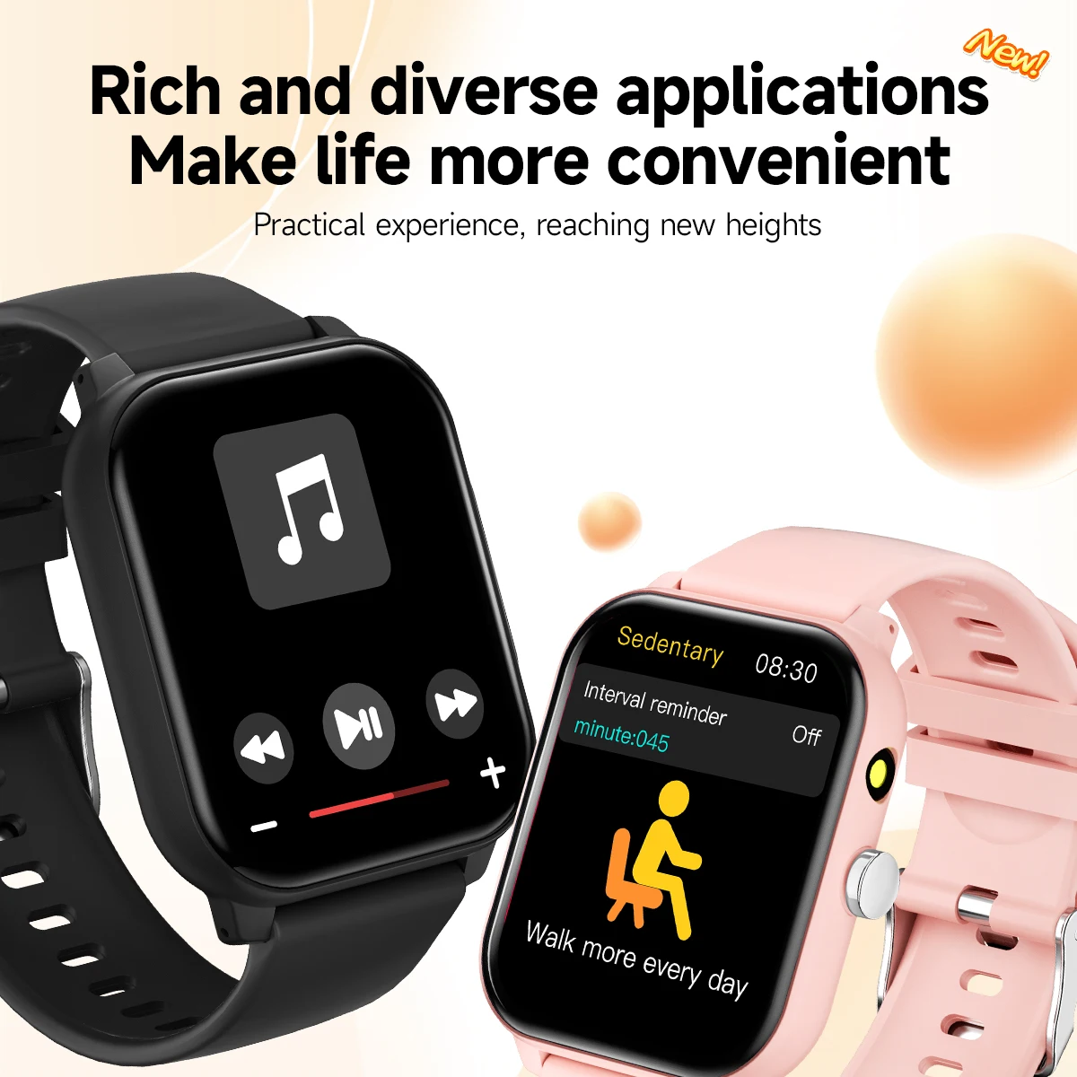 New Game Smart Watch 1.83” Bluetooth Call Sports Mode Music/Camera Control LED Flashlight Long Battery Watch for Android/IOS - Image 10
