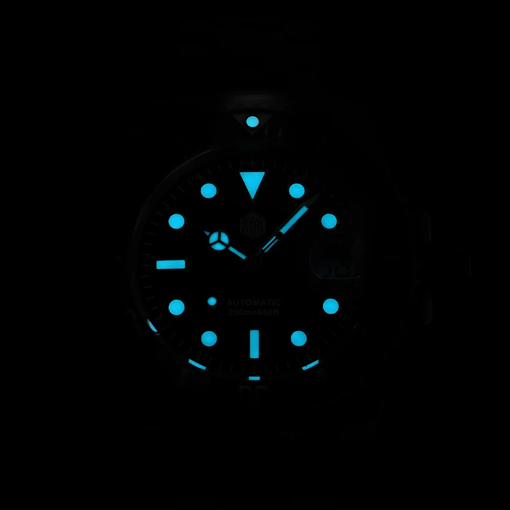 San Martin Watch New Upgraded Sub Men PT5000 ST2130 Automatic Diving Watches with Ceramic Bezel 200m Waterproof Sapphire SN0017G - Image 11